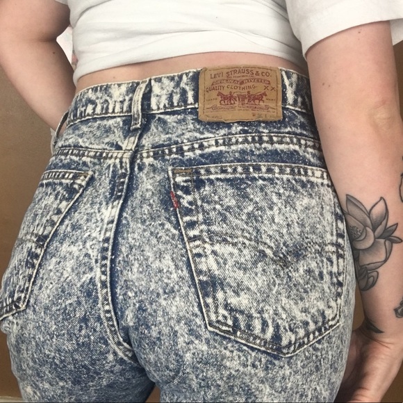 Levi's Denim - VINTAGE / RARE ACID WASH 505 Levis